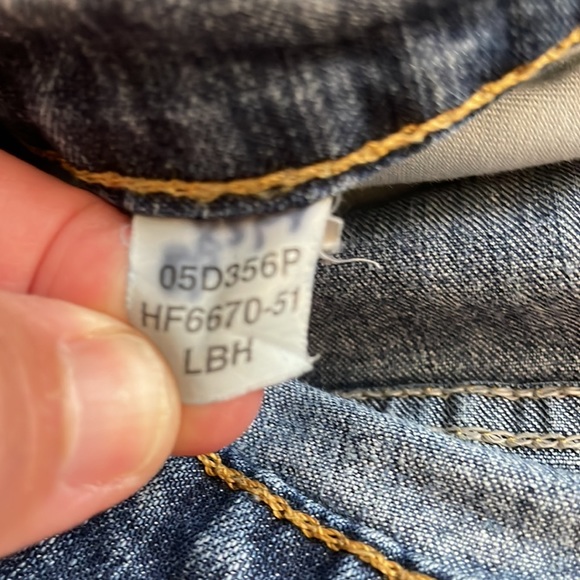 Lacoste 40 alligator 40 LBH Blue Jeans Boys Denim Pockets Zipper belt loops play - Picture 12 of 16